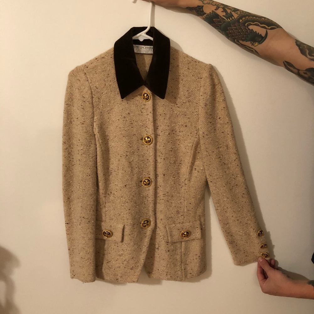 St. John Collection 2 piece blazer & skirt